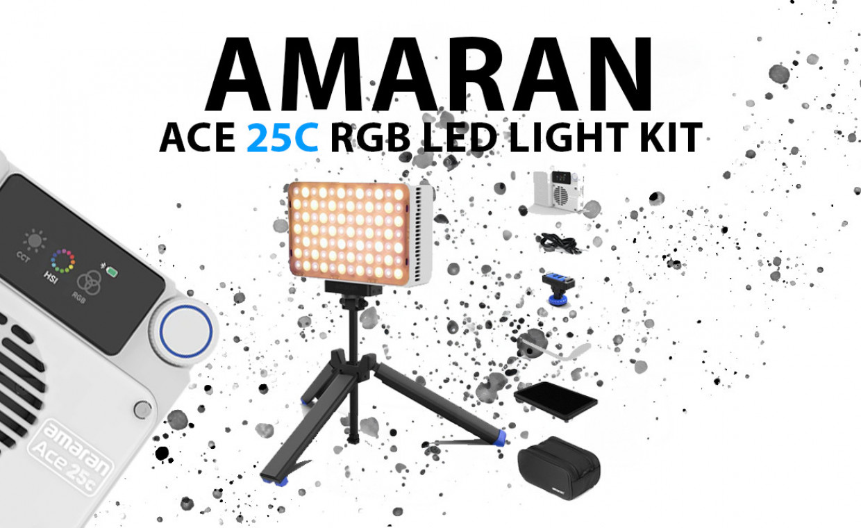 Photo studio equipment for rent, AMARAN ACE 25c RGD LED LIGHT KIT rent, Vilnius