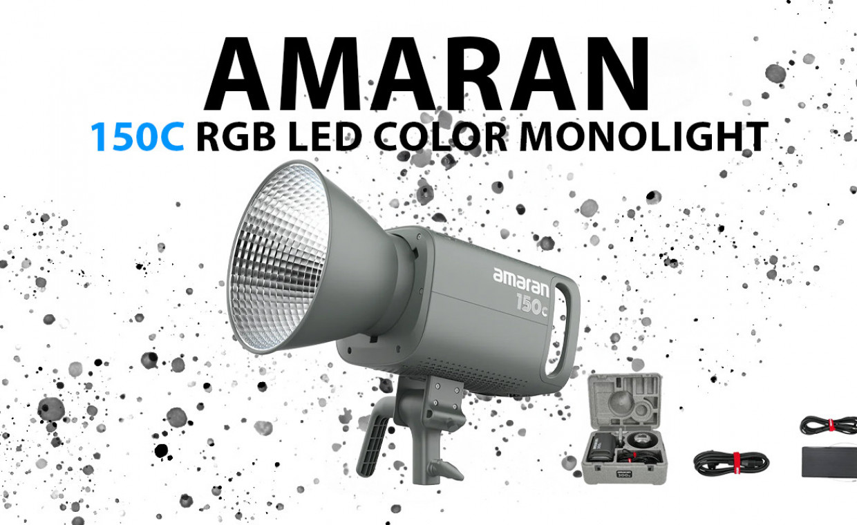 Photo studio equipment for rent, AMARAN 150c RGB LED rent, Vilnius