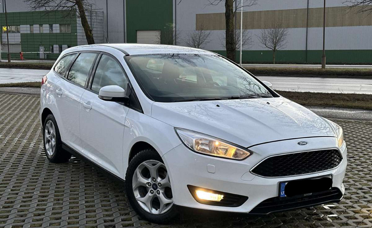 Car rental, Ford Focus, 2017 rent, Vilnius