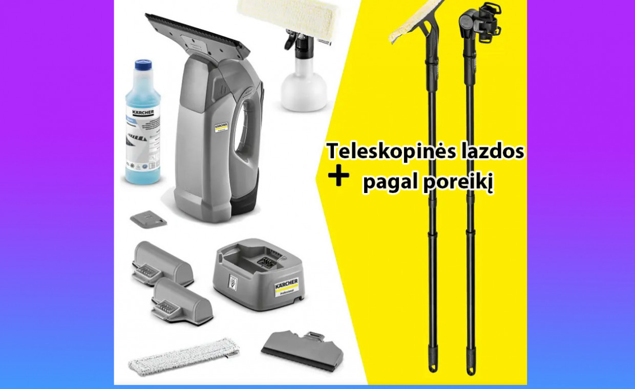 Window cleaning tools for rent, Langų siurbliukas WVP 10 Adv rent, Kaunas