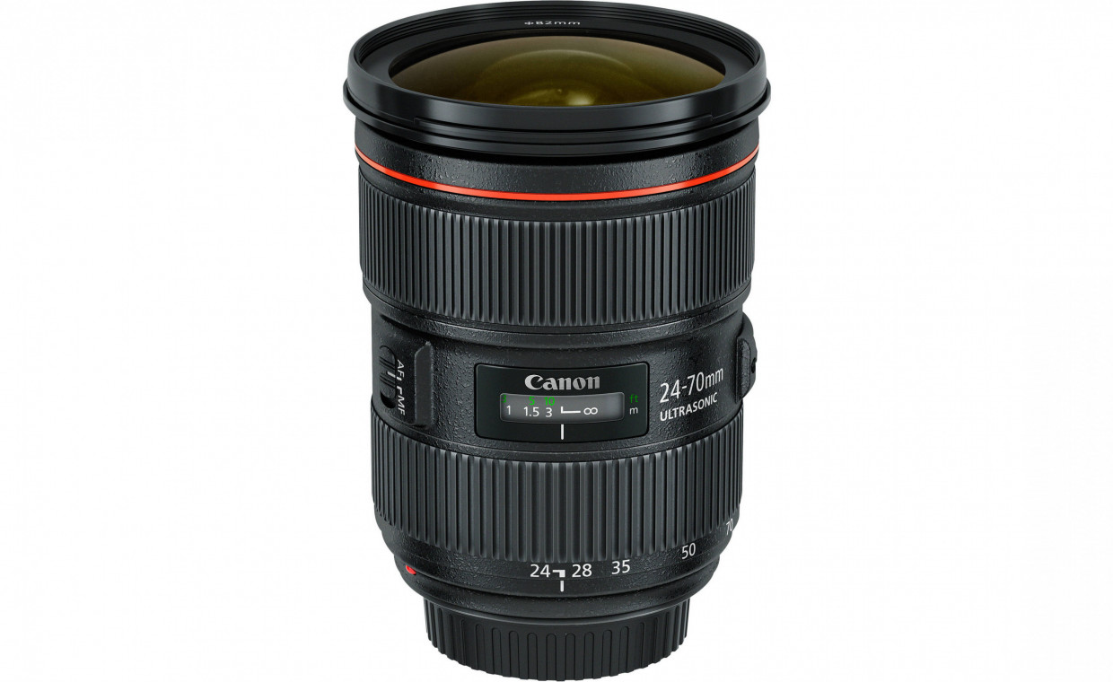 Camera lenses for rent, Canon 24-70mm f/2.8 (24 70 f2.8 / 24-70) rent, Vilnius