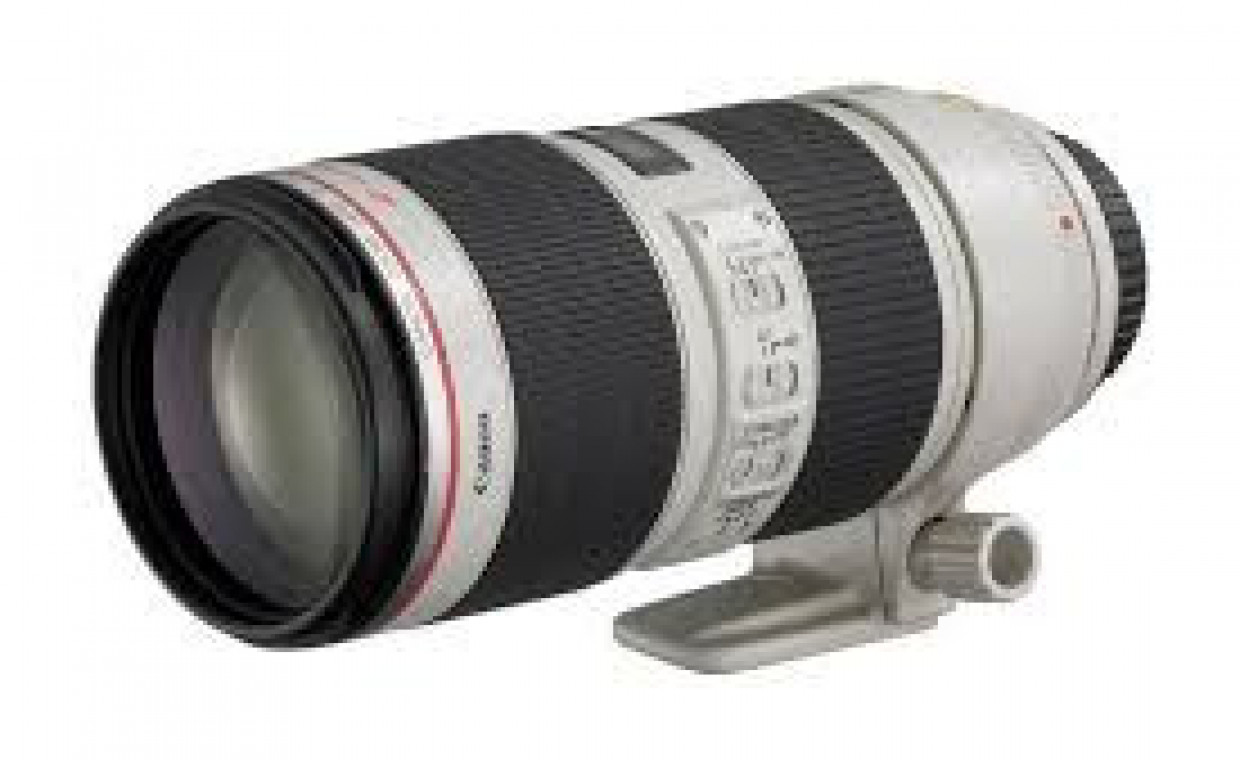 Camera lenses for rent, Canon 70-200mm f/2.8L IS USM rent, Vilnius