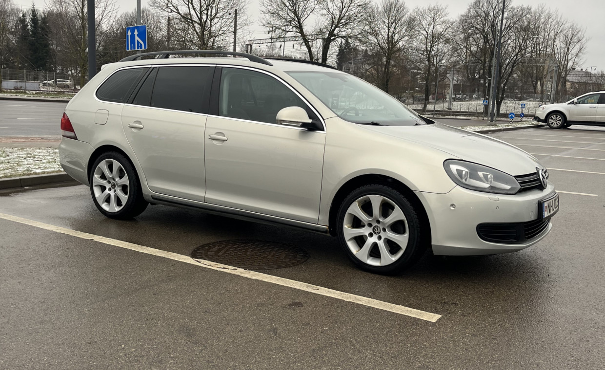 Car rental, Volkswagen Golf 6, 2009 rent, Vilnius