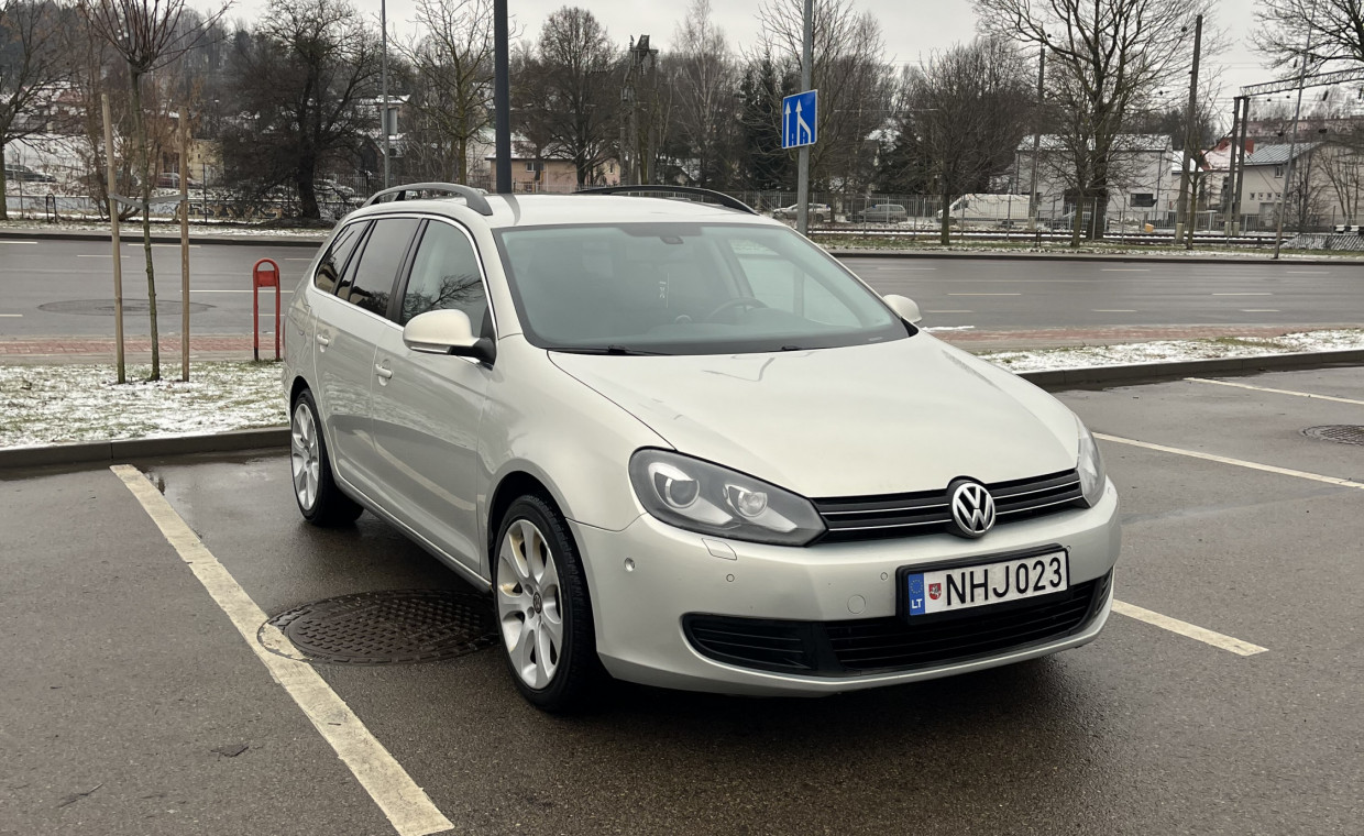 Car rental, Volkswagen Golf 6, 2009 rent, Vilnius