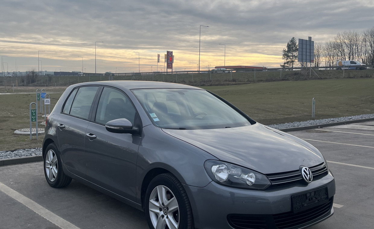 Car rental, Volkswagen Golf 6, 2010 rent, Vilnius