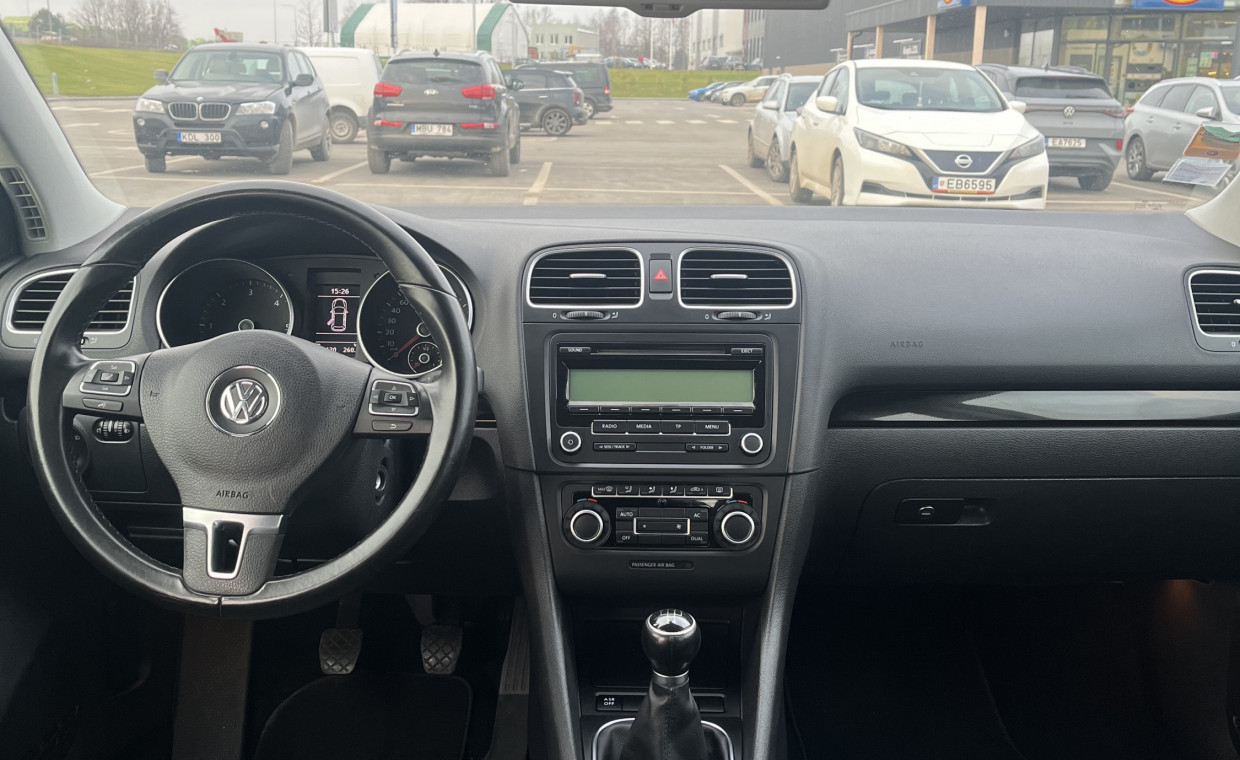 Car rental, Volkswagen Golf 6, 2010 rent, Vilnius