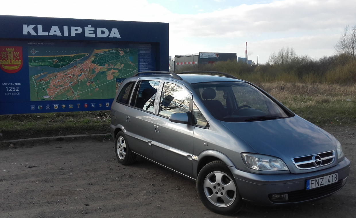 Car rental, Opel Zafira A rent, Klaipėda