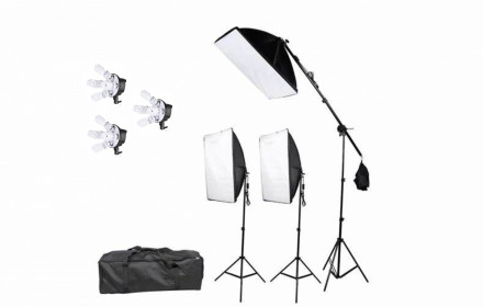 3 Softbox • Šviesdėžė • Apšvietimas