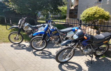 Motociklas Honda XR 250 enduro motocikl