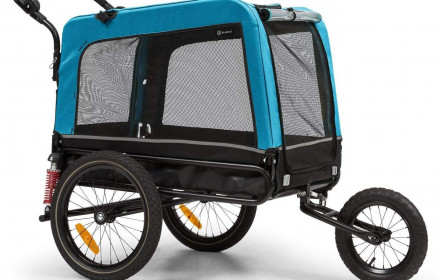 Bicycle trailer - push cart