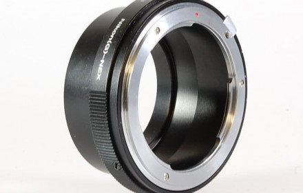 Nikon - Sony mount adapteris